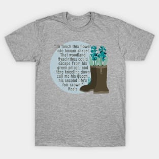 John Keats Woodland Hyacinths T-Shirt